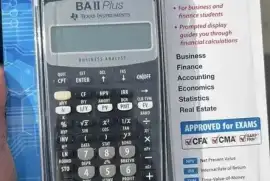 Финансовый калькулятор Texas Instruments BA II Plu