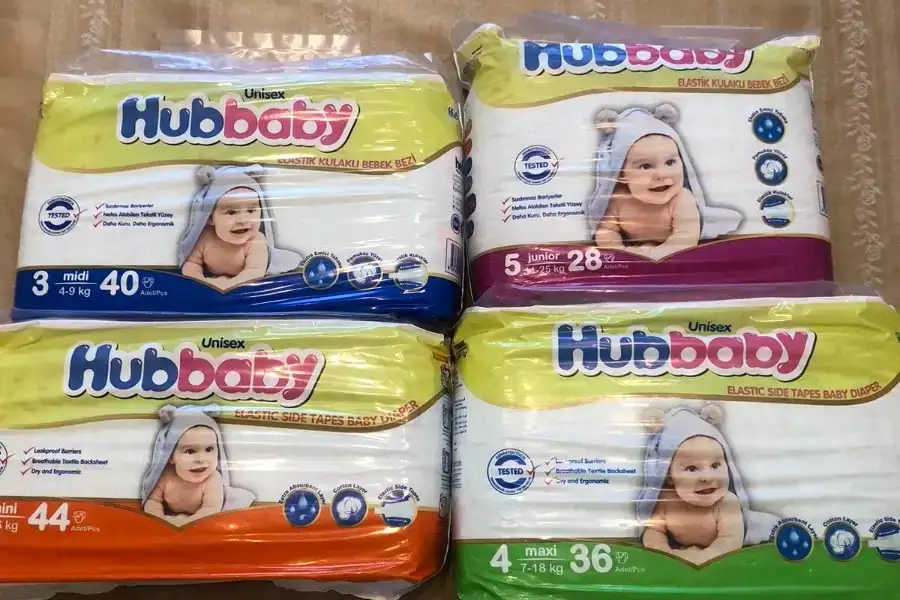 Підгузки для дітей HUBBABY 2,3,4 та 5 