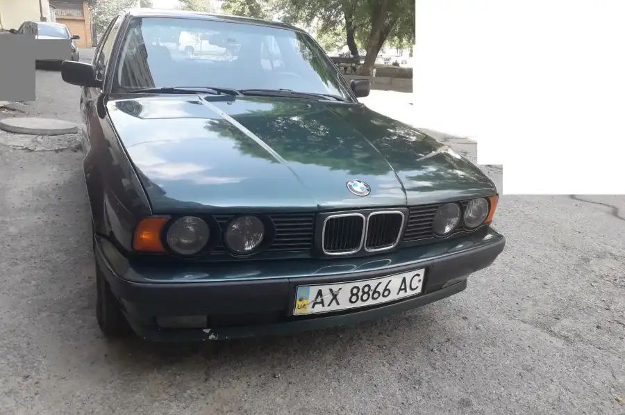 BMW 525i E34, 1994 р, люк, шкіра, Hella Black