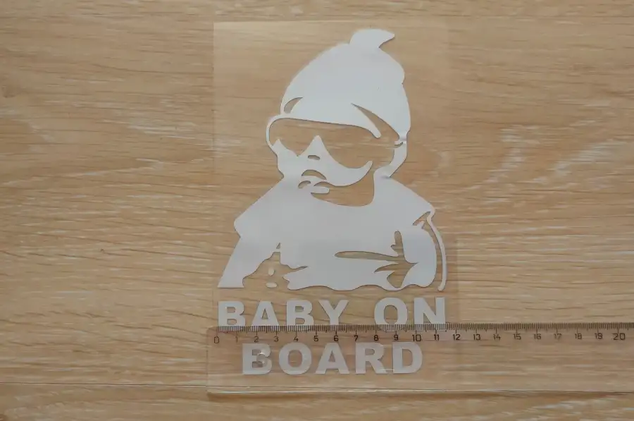 Наклейка на авто Ребенок в машине Baby on board Бо