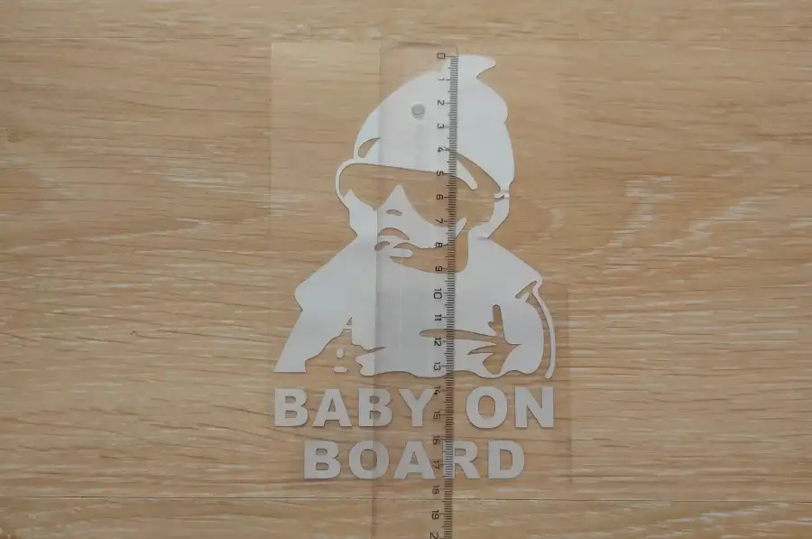 Наклейка на авто Ребенок в машине Baby on board Бо