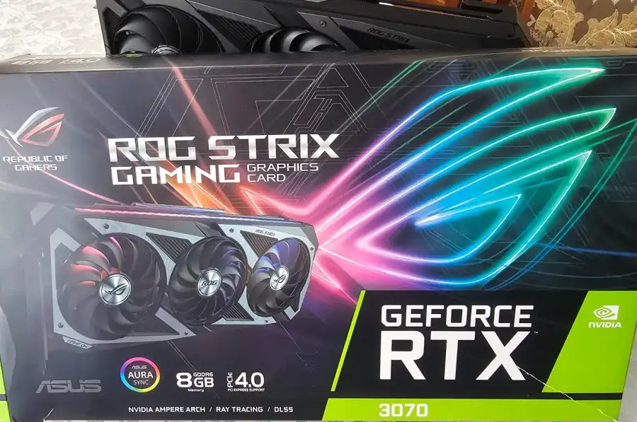 Продам asus rog strix rtx 3070