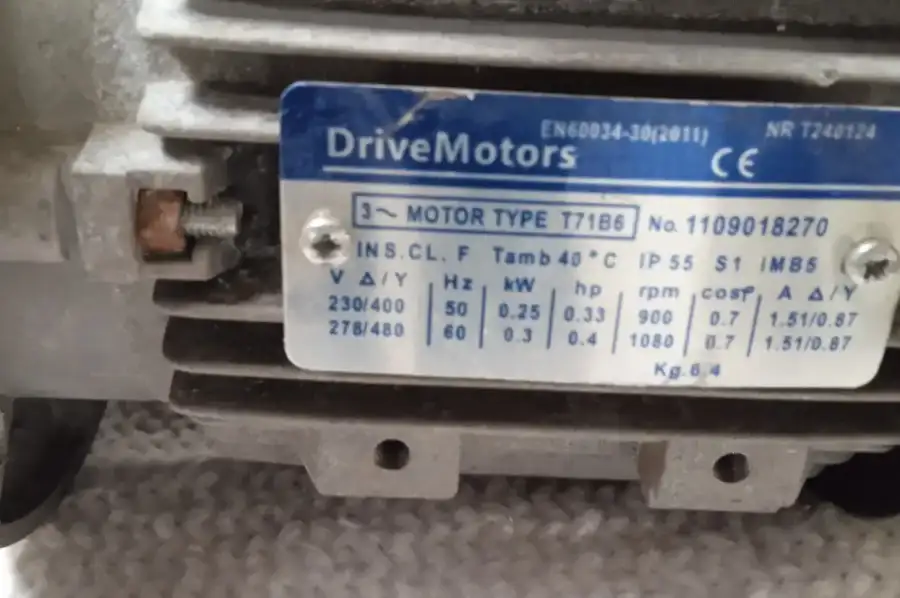 Ел.двигун DRIVE MOTORS TYPE T71B6 0,25kW 960 rpm, hryvn 2,175.00