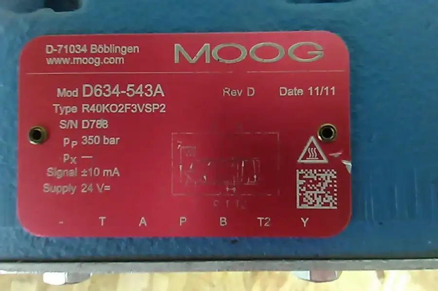 Розподільник D634-543A  R40KO2F3VSP2 MOOG, грн 103,960.00