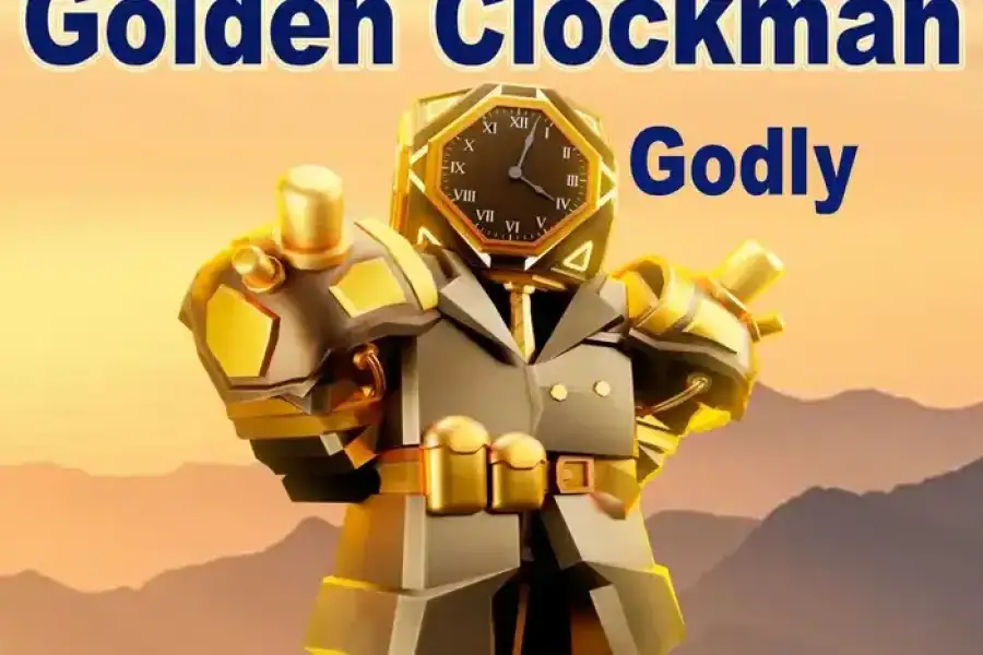 Golden Future Large Clockman (Godly) Toilet Tower 