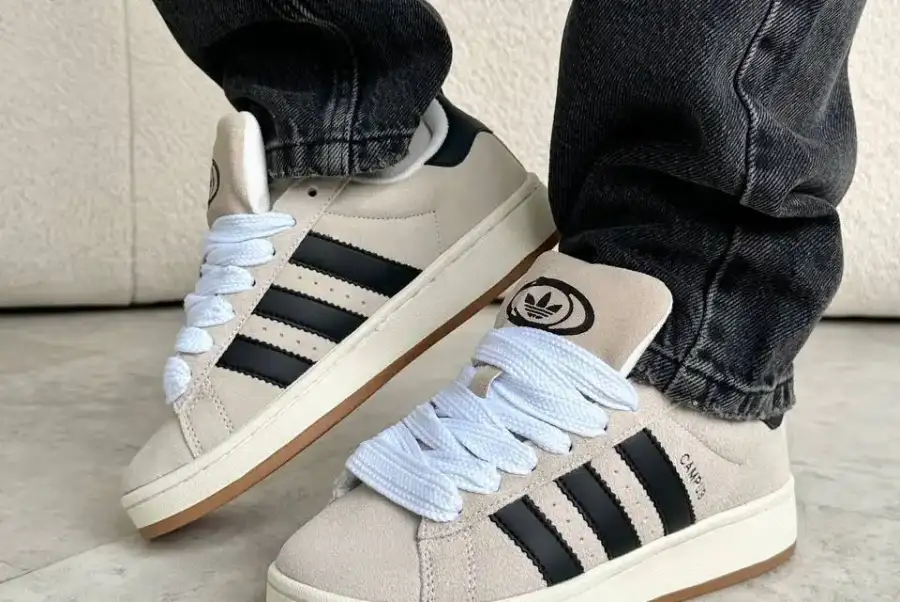 Adidas Campus Crystal Beige Black  