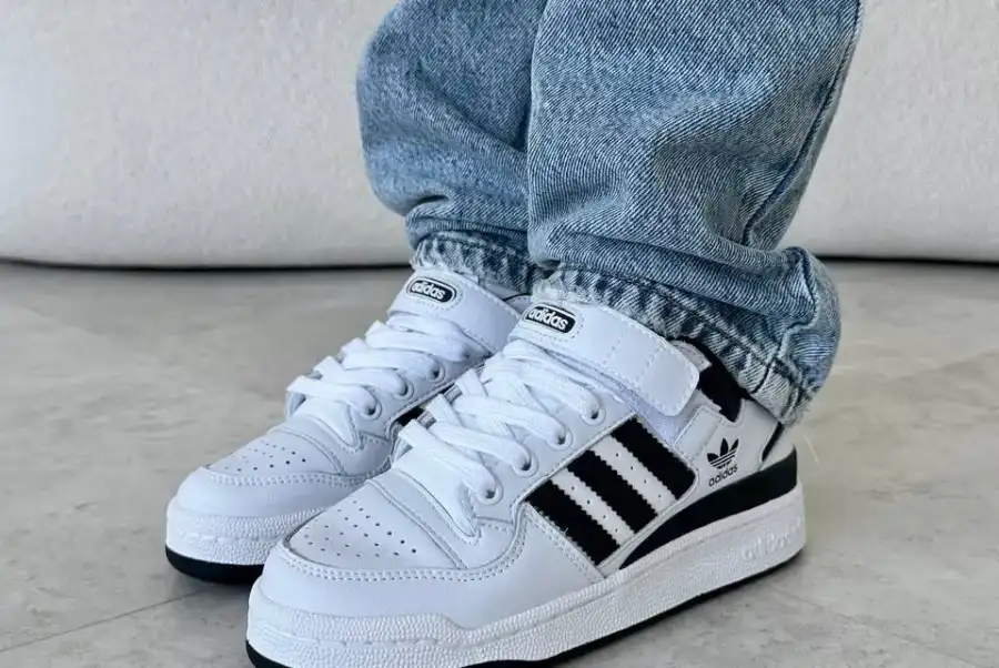 Adidas Forum White Black    