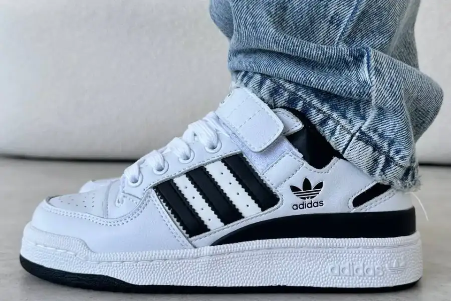 Adidas Forum White Black    