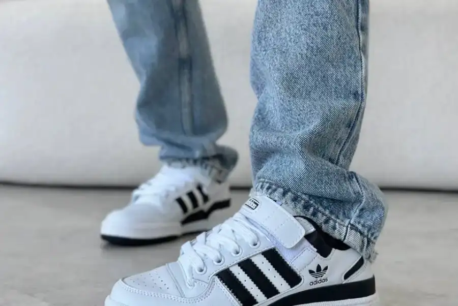 Adidas Forum White Black    