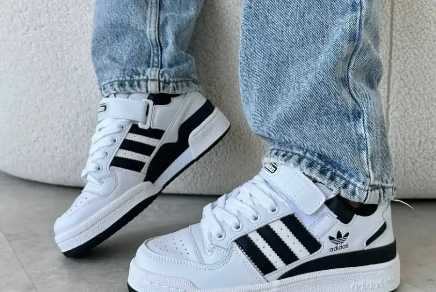 Adidas Forum White Black    