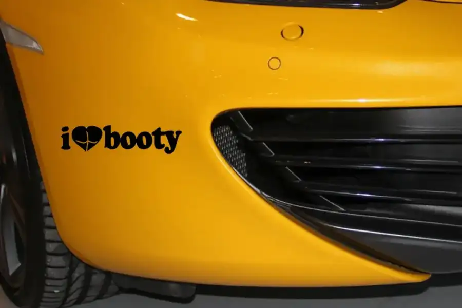 Наклейка на авто I Love Booty-Я люблю добычу