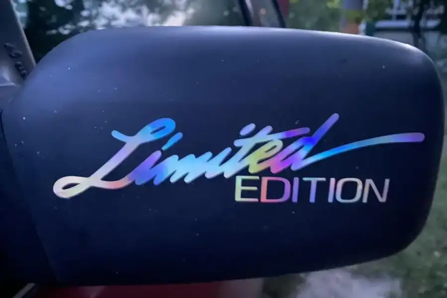 Наклейка на авто Limited edition