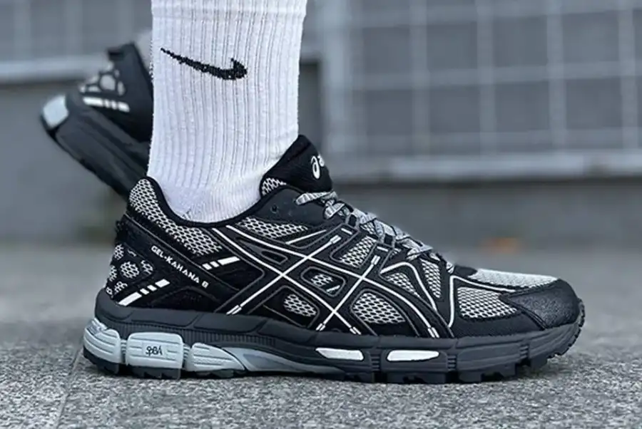 Asics Gel-Kahana 8 Black/Grey (Термо + Gore-Tex)