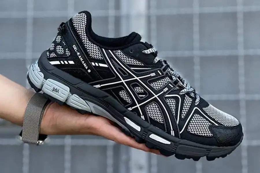 Asics Gel-Kahana 8 Black/Grey (Термо + Gore-Tex)