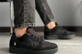 Nike Air Force low black (термо)