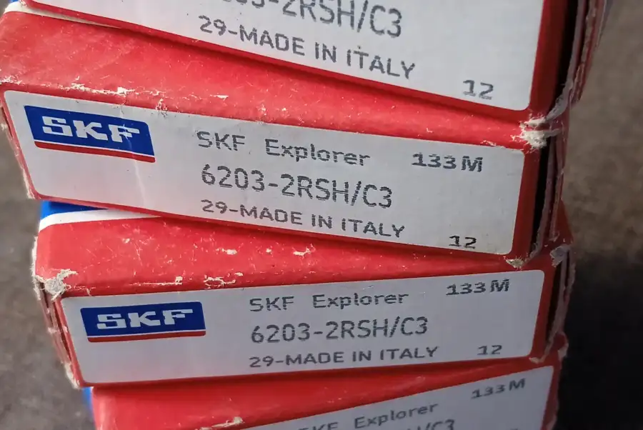 Підшипники SKF 6203-2RSHC3 Made in Italy(original)