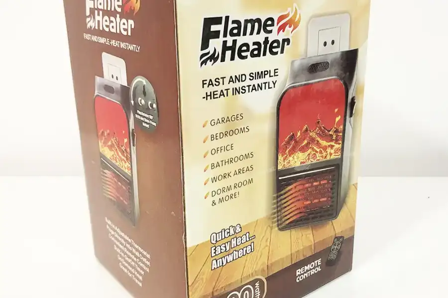 Портативний обігрівач Flame Heater 900 Вт