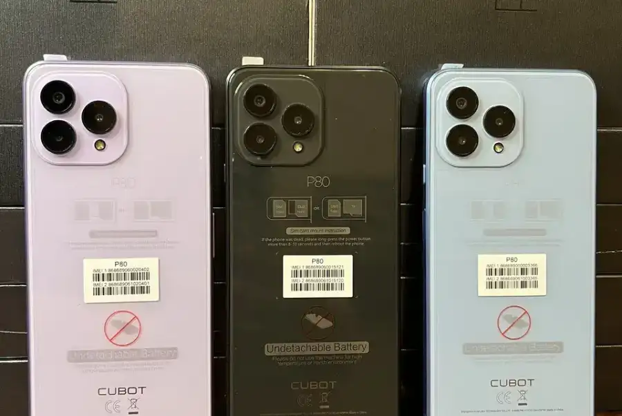 Смартфон Cubot P80 Purple 8/256Gb NFC +чехол +науш