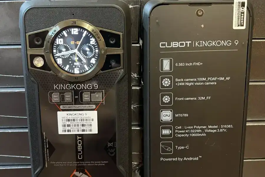 Смартфон Cubot KingKong 9 12/256Gb NFC 10600mAh 