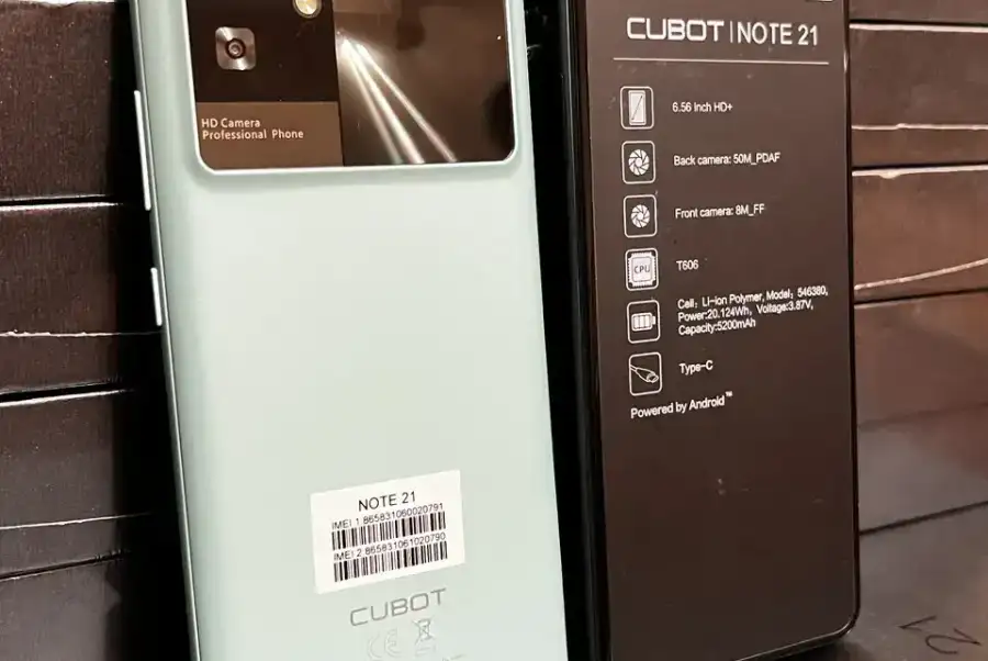 Смартфон Cubot Note 21 Green 6/128Gb+чехол +стекло