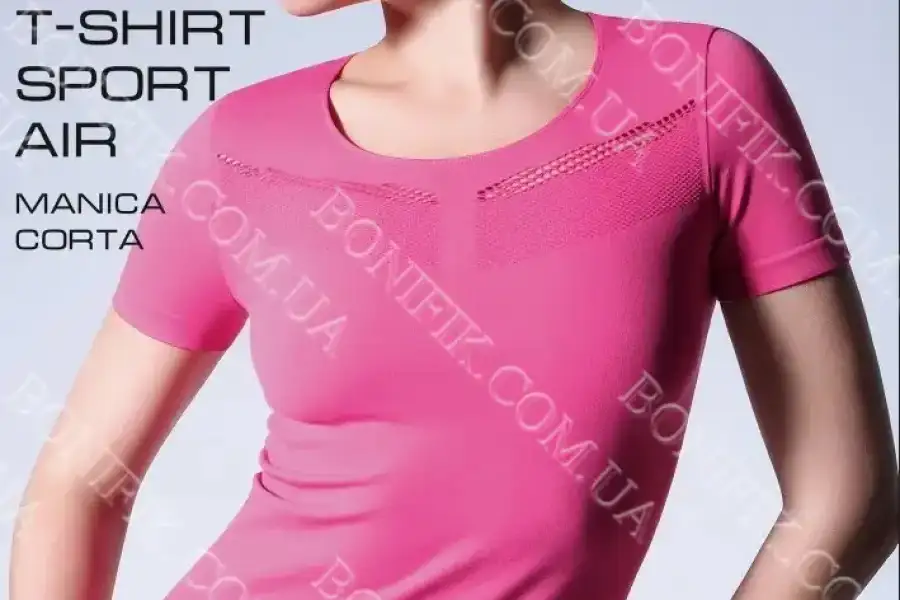 Рожева спортивна жіноча футболка T-SHIRT SPORT AIR