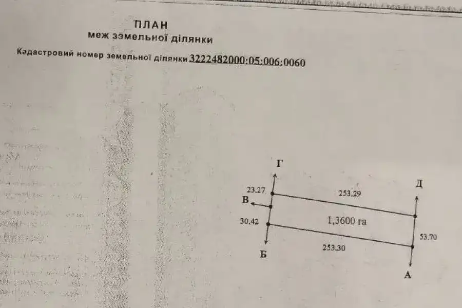 Продам участок в пригороде Киева 5 км