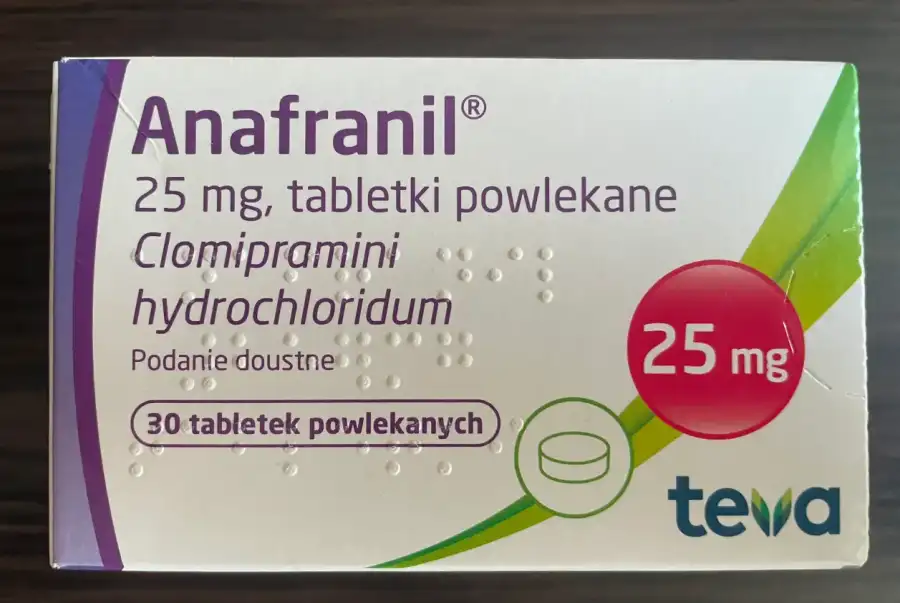 Анафранил/Анафраніл/Anafranil, 25 mg, teva.