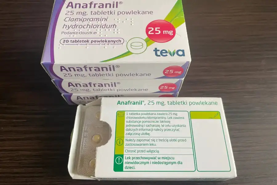 Анафранил/Анафраніл/Anafranil, 25 mg, teva.