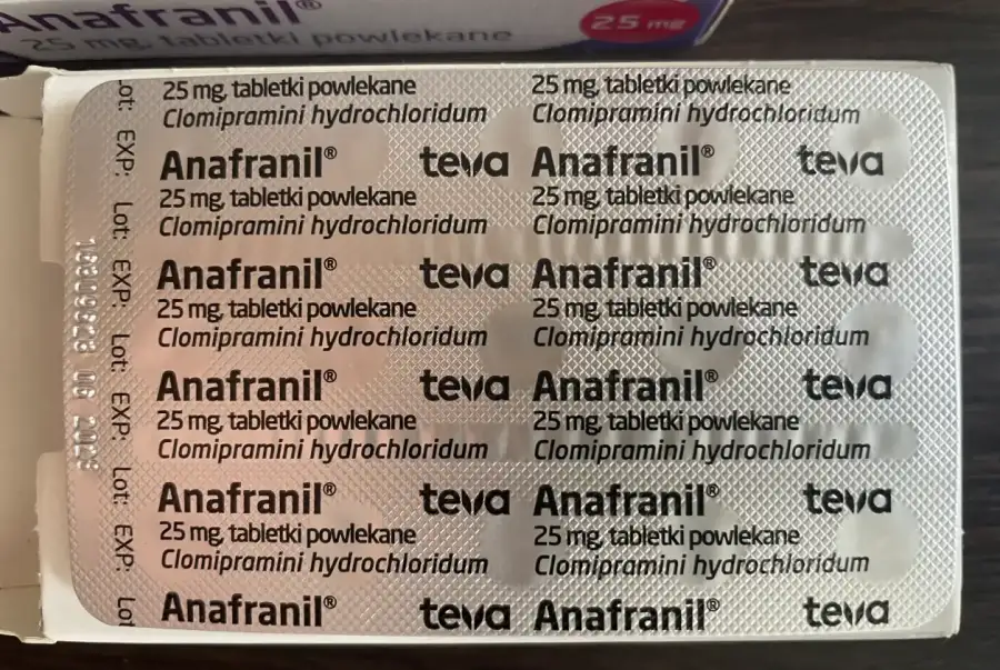 Анафранил/Анафраніл/Anafranil, 25 mg, teva.