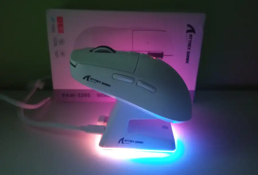 ATTACK SHARK X6 Mouse,PAW3395 Bluetooth Tri-Mode C