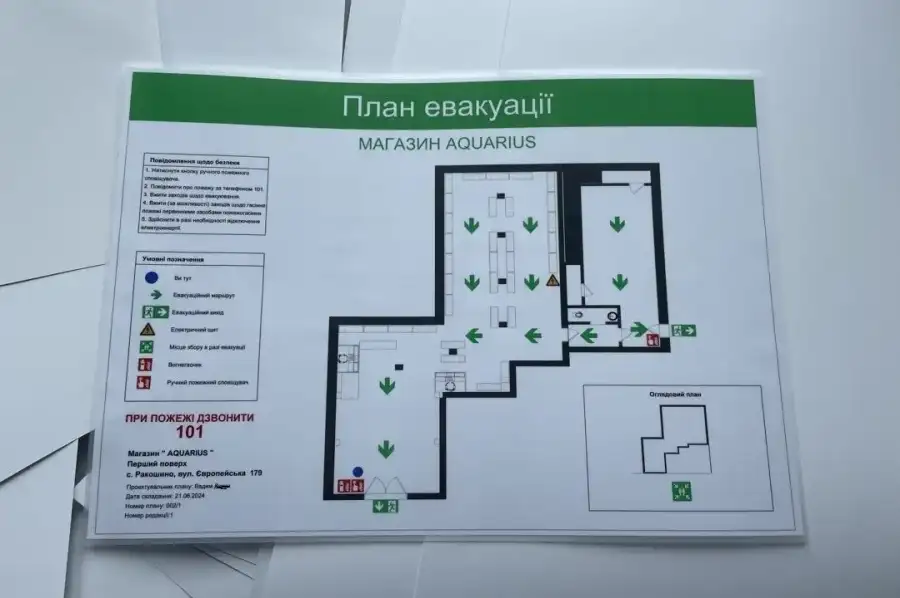 Плани евакуації замовити, Будівництво та ремонт, Малювання та декорування